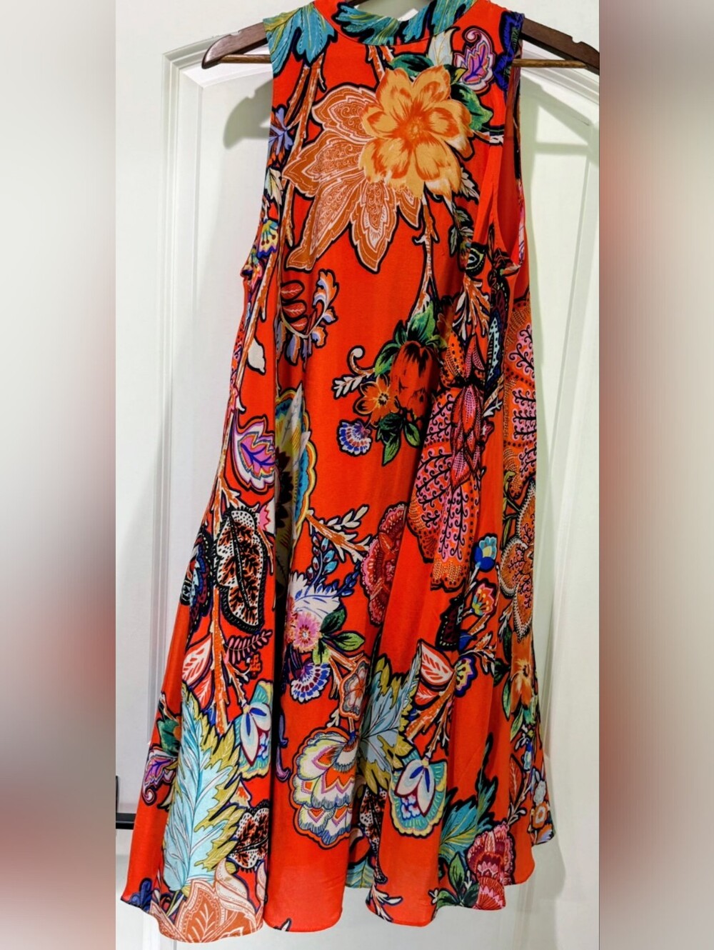 Anthropologie Maeve Tropical Floral Sleeveless Dress - Picture 2 of 5